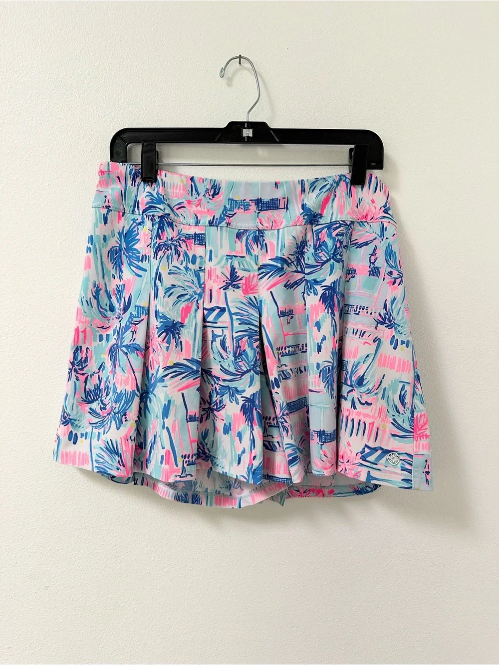 Lilly Pulitzer Luxletic Ravello Blue Perfect Match Frazer Short UPF 50 Size 10